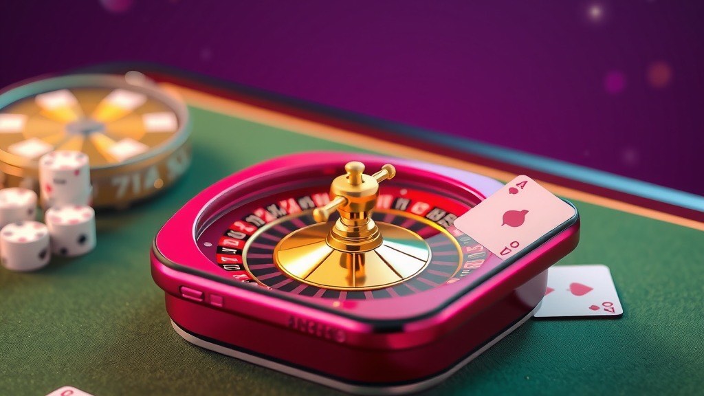 Smartphone above a felt game table showing Jaiho Play navigation